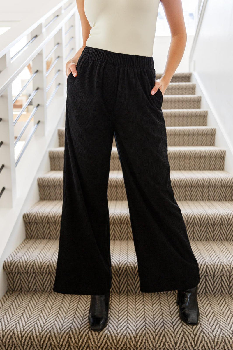 Come Rain or Shine Wide Leg Pants - Three Mad Hatters Mercantile 