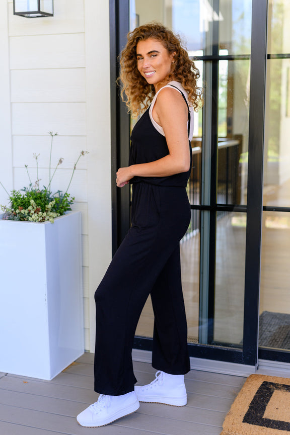 Completely Justified Jumpsuit in Black Jumpsuits & Rompers   