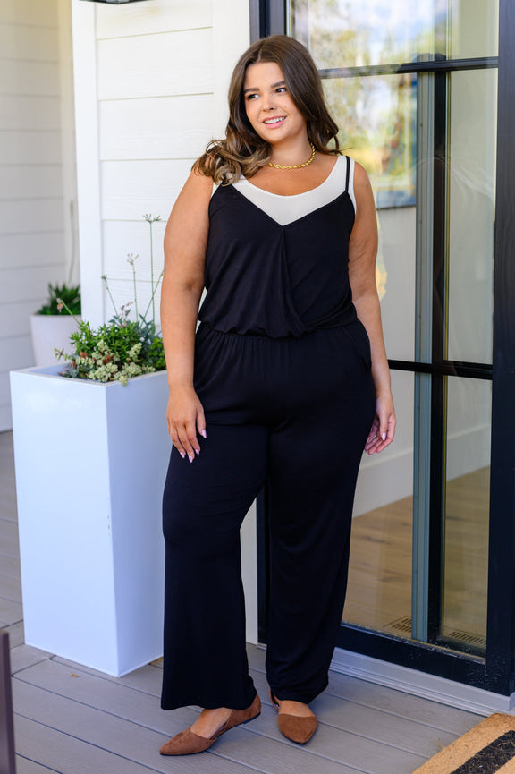 Completely Justified Jumpsuit in Black Jumpsuits & Rompers   