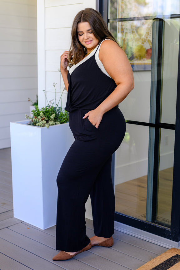 Completely Justified Jumpsuit in Black Jumpsuits & Rompers   