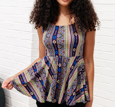 Cool Connections Peplum Tank