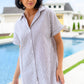 Cornelia Striped Shirt Dress Womens Dresses   