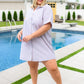 Cornelia Striped Shirt Dress Womens Dresses   