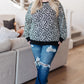 Cozy in Cheetah Pullover Sweatshirt Tops   