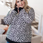 Cozy in Cheetah Pullover Sweatshirt Tops   