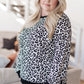 Cozy in Cheetah Pullover Sweatshirt Tops   