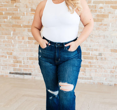 Cream of the Crop Rib Knit Tank Top in White