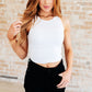 Cream of the Crop Rib Knit Tank Top in White Womens Tops   