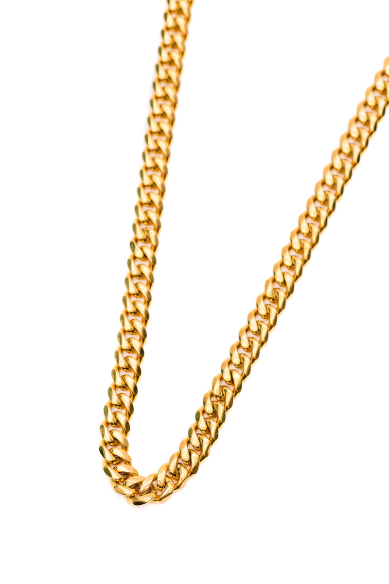 Curiously Cute Cuban Chain Necklace Accessories   