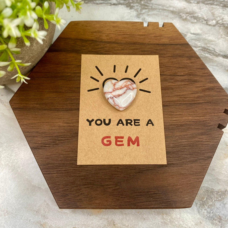 You Are A Gem - Card & Stone    