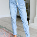 Cooper High Rise Vintage Denim Jogger by Judy Blue