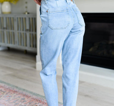 Cooper High Rise Vintage Denim Jogger by Judy Blue