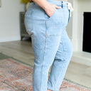 Cooper High Rise Vintage Denim Jogger by Judy Blue