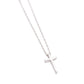 Dainty Silver Cross Necklace Accessories   