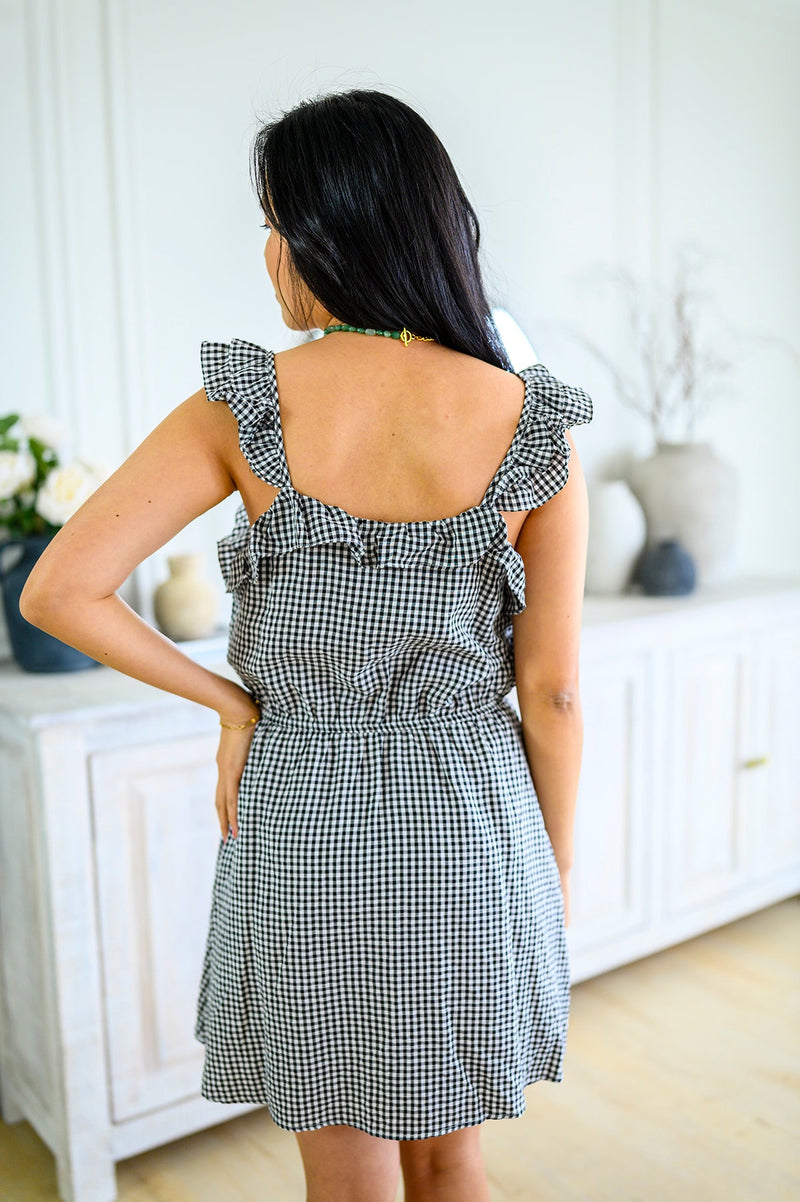 Day Date Gingham Dress Womens Dresses   