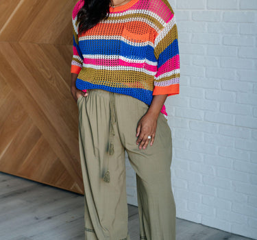 Exciting Escapade Wide Leg Pants