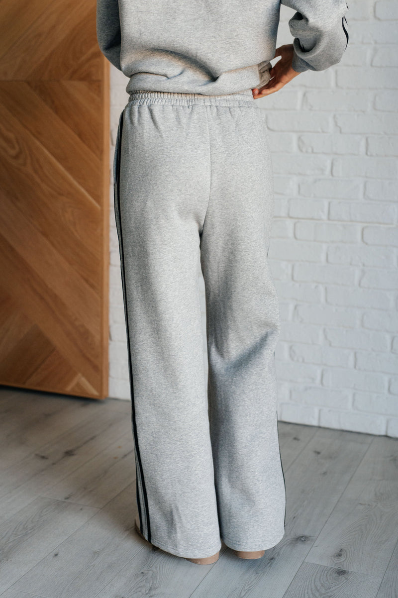 Don't Get Stuck Stripe Detail Sweatpants Bottoms   