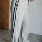 Don't Get Stuck Stripe Detail Sweatpants Bottoms   