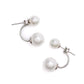 Double Pearl Stud Earrings Accessories   