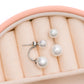 Double Pearl Stud Earrings Accessories   