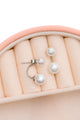 Double Pearl Stud Earrings Accessories   