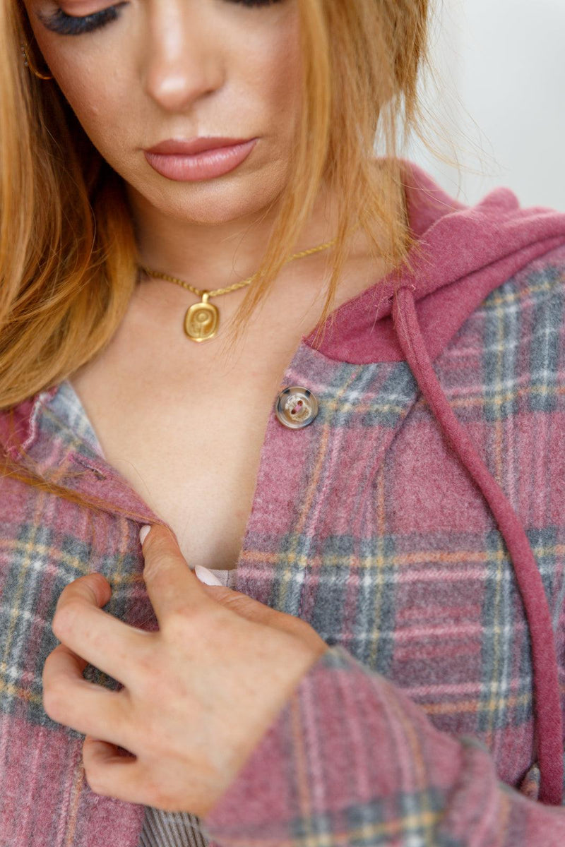 Down in the Valley Hooded Shacket - Three Mad Hatters Mercantile 