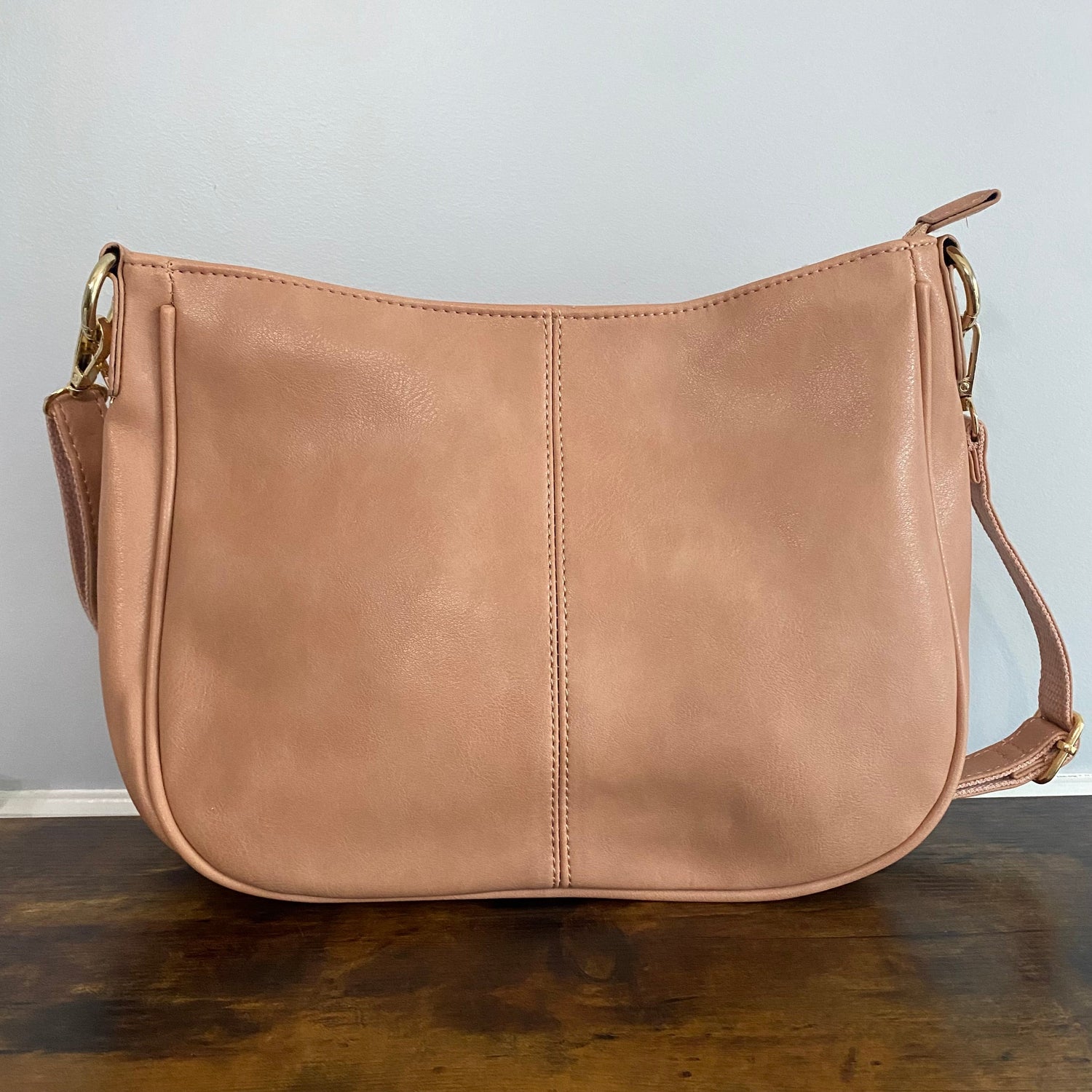 Rachael Crossbody Purse - Faux Leather Strap    