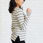 East Coast Breeze Striped Top Tops   