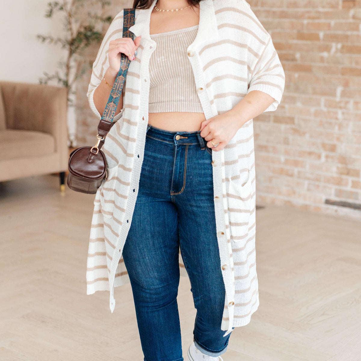 Easy Street Striped Dress - Three Mad Hatters Mercantile 