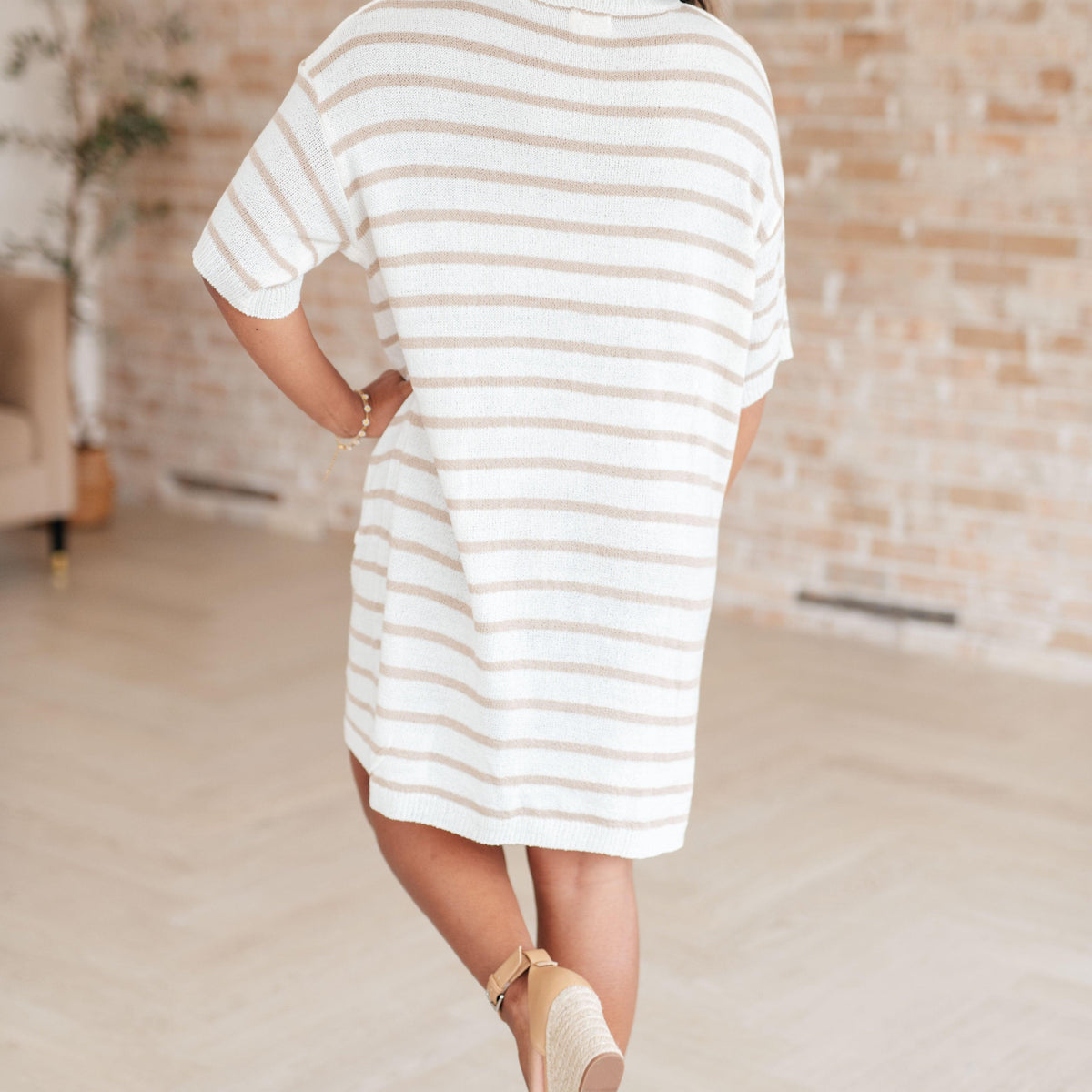 Easy Street Striped Dress - Three Mad Hatters Mercantile 
