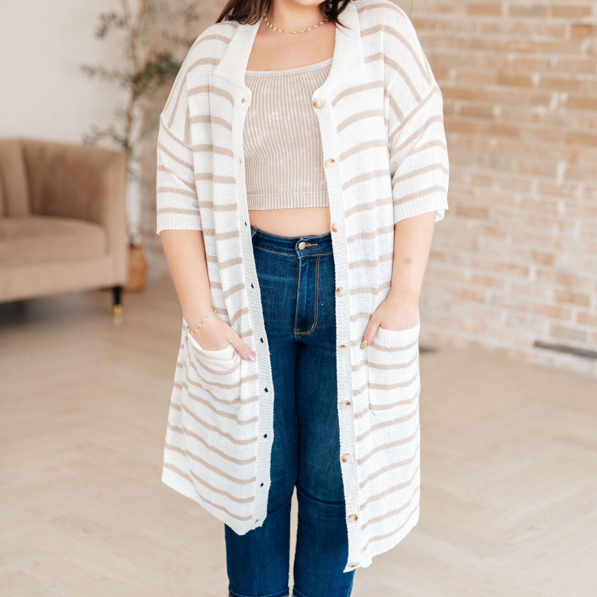 Easy Street Striped Dress - Three Mad Hatters Mercantile 