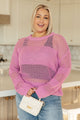 My Latest Love Loose Knit Sweater Womens Tops   