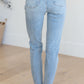 Eloise Mid Rise Control Top Distressed Skinny Jeans Womens Skinny Jean   