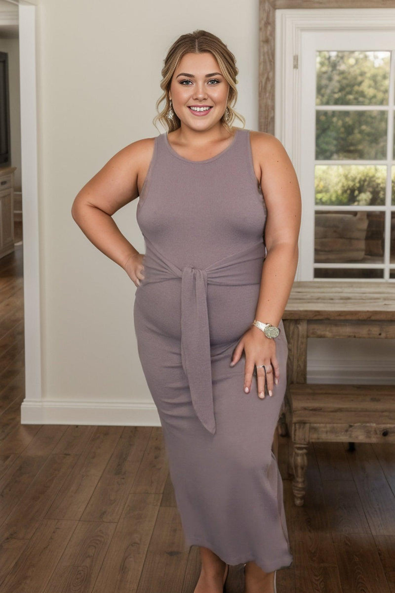 Embrace Your Beauty Mauve Dress - Three Mad Hatters Mercantile 