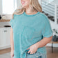 End of Beginning Mineral Wash Top Womens Tops   