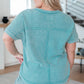 End of Beginning Mineral Wash Top Womens Tops   