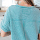 End of Beginning Mineral Wash Top Womens Tops   