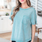 End of Beginning Mineral Wash Top Womens Tops   