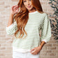 Enrichment Time Striped Top Womens Tops   