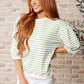 Enrichment Time Striped Top Womens Tops   