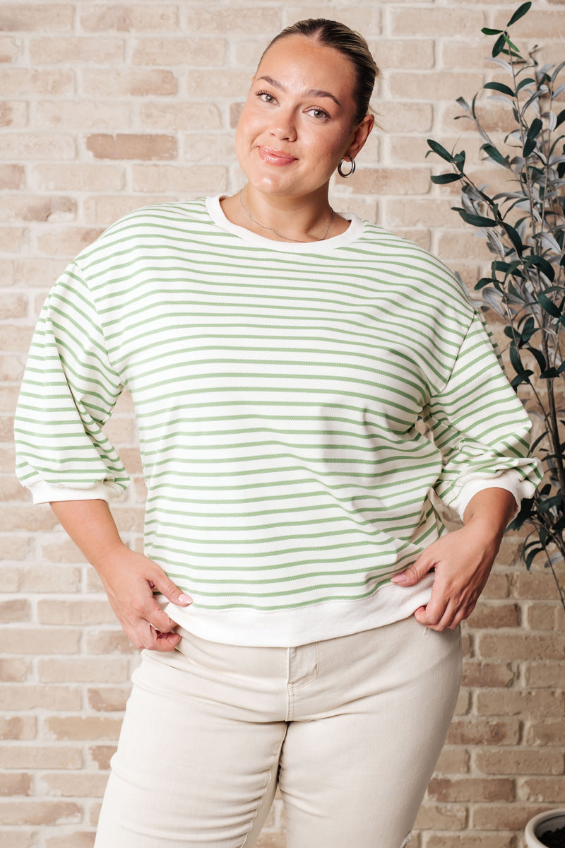 Enrichment Time Striped Top Womens Tops   