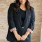 Every Day Blazer in Black Layers   