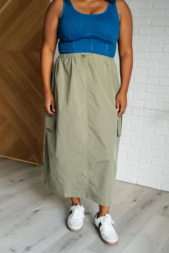 Explain It Away Cargo Skirt Bottoms   