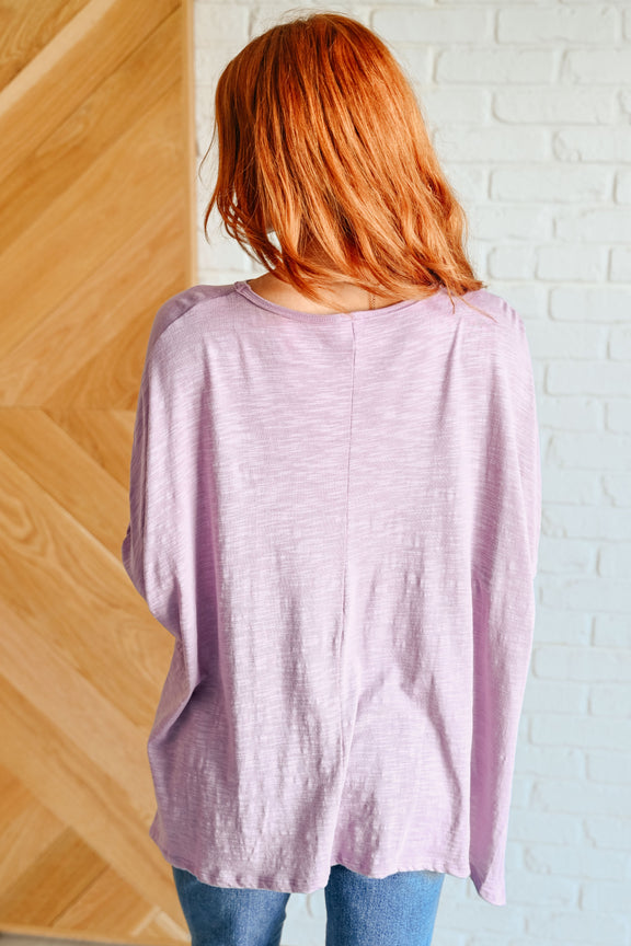 Face It Together Step Hem Pullover Womens Tops   