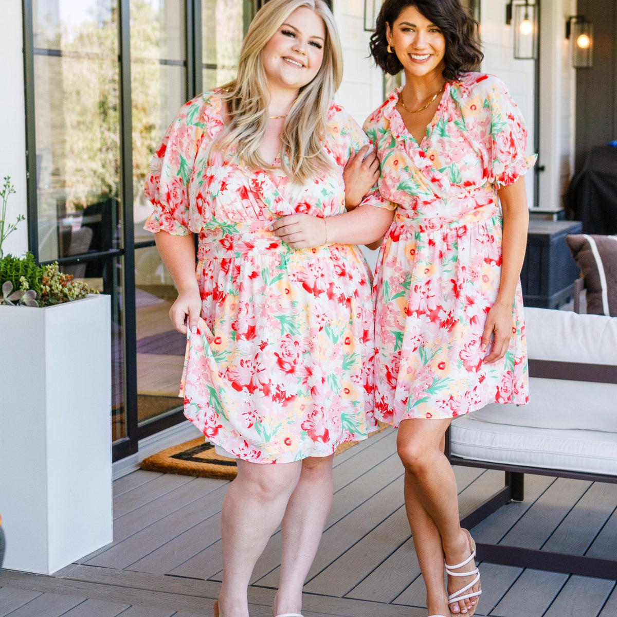 Fancy Free Floral Dress - Three Mad Hatters Mercantile 