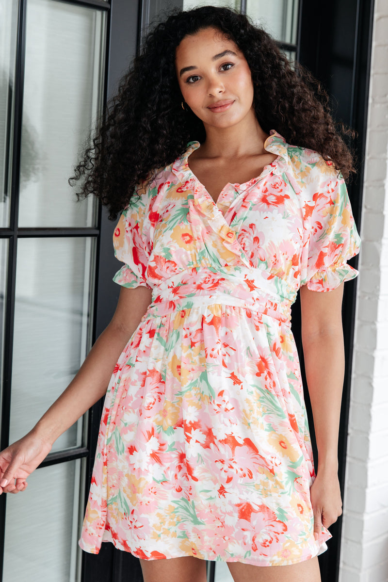 Fancy Free Floral Dress Womens Dresses   