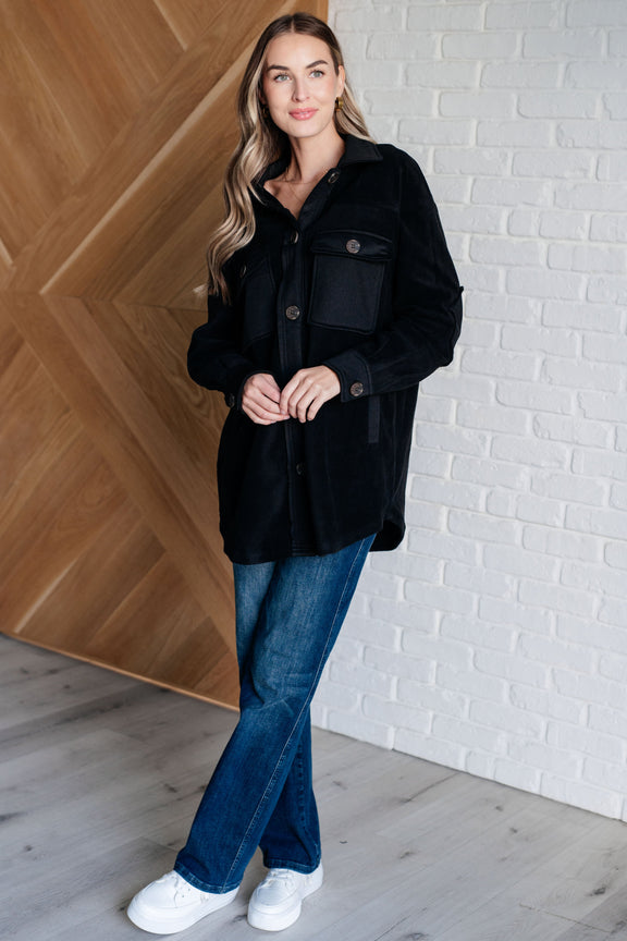 Fantastic in Fleece Jacket in Black Layers   