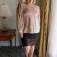 Gilded Age Sequin Skirt in Black Sequin Skirt   