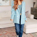Fetch My Briefcase Plaid Blazer