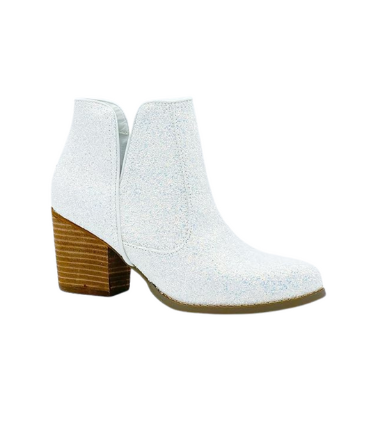 Fiera Booties in White Shoes   